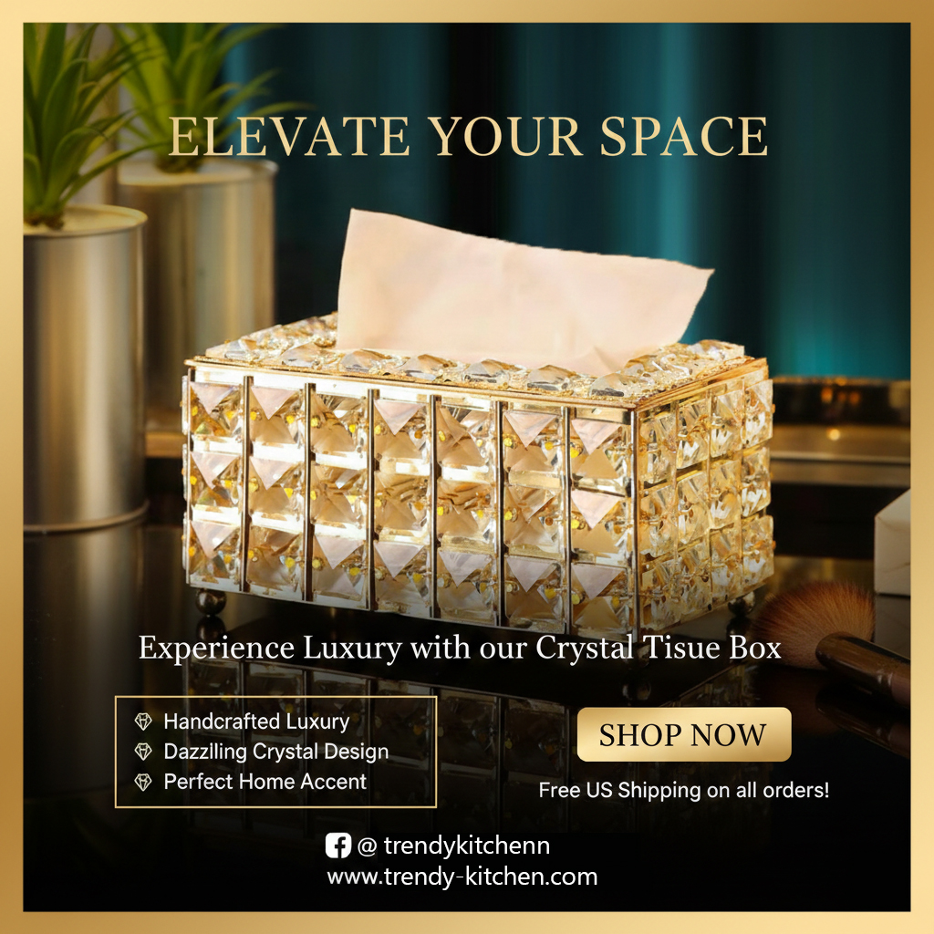 website european luxury tissue box.