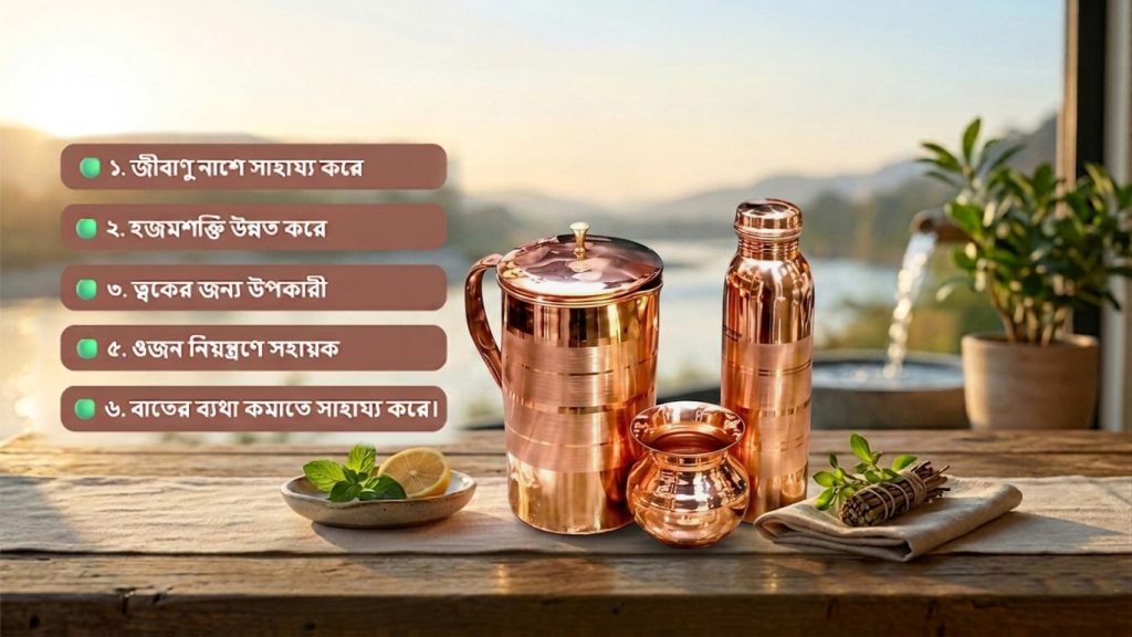 3 copper product. landing page